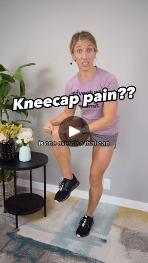 Alyssa Kuhn, Knee Relief, Patellofemoral Pain Syndrome, Knee Strengthening, How To Strengthen Knees, Knee Pain Exercises, Be Powerful, Knee Cap, Knee Exercises