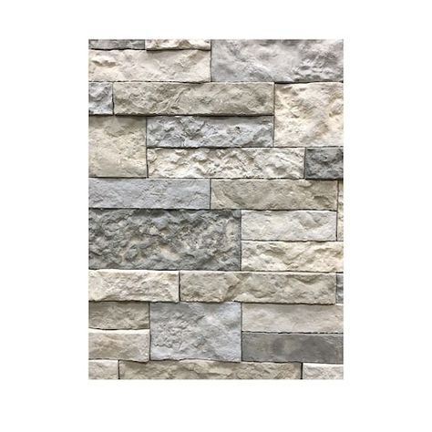 Stone Veneer - Homedepot.ca Airstone Fireplace, Faux Stone Fireplaces, Stone Fireplace Makeover, Beauty Texture, Dry Stack Stone, Villa Lagoon Tile, Stone Siding, Manufactured Stone, Fireplace Makeover