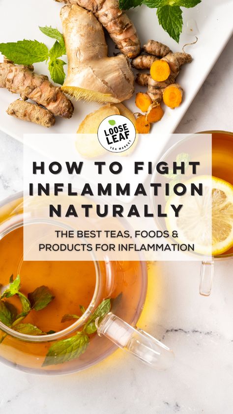 Anti Inflammation Tea Recipe, Best Tea For Inflammation, Turmeric Drinks For Inflammation, Anti Inflammation Tea, Teas For Inflammation, Inflammation Drink, Healing Inflammation, Inflammation Tea, Tea For Inflammation