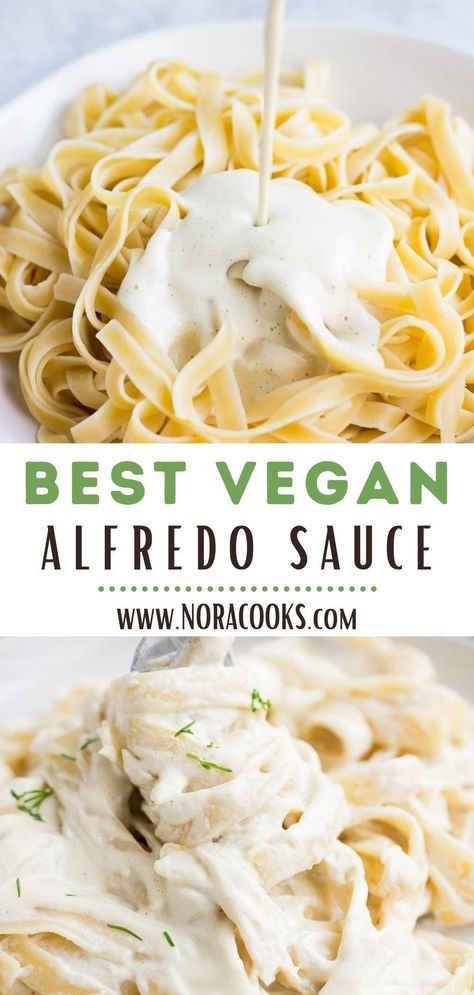 Raw Alfredo Sauce, Fettucini Recipes Vegan, Homemade Vegan Alfredo Sauce, Alfredo Sauce Recipe Vegan, Homemade Vegan Pasta Sauce, Fettuccini Alfredo Vegan, Vegan Alfredo Sauce Coconut Milk, Vegan Alfredo Pasta Recipes, Homemade Dairy Free Alfredo Sauce