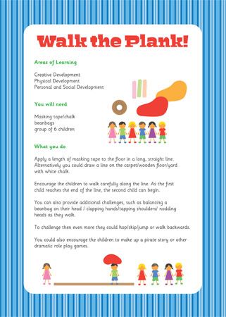 Walk the Plank Pirate Activity Early Years Physical Activities, Pirate Activities Preschool, Pirate Activity, Pirate Preschool, Pirate Week, Pirate Unit, Pirate Classroom, Camping Drawing, Proprioceptive Input