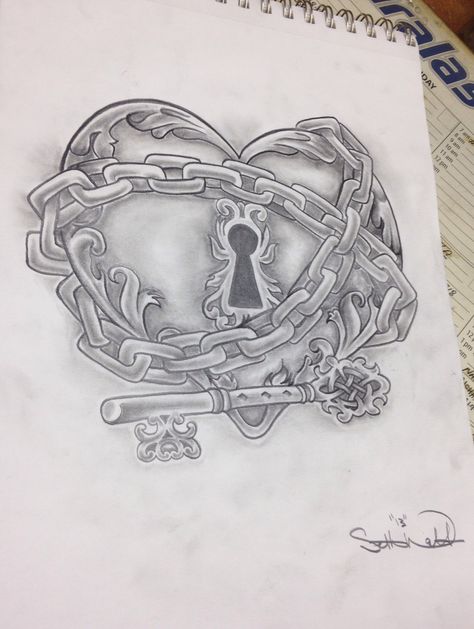 Pad Lock Tattoo, Forbidden Love Drawing Art, Lock Sketch Drawings, Prison Art Drawings Sketches Love, Key Lock Drawing, Lock Gsce Art, Love Is Poison Drawing, Prison Art Love, Prison Love Drawings