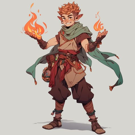 Character Art Wizard, Dragonblood Sorcerer, Twink Character Design Dnd, Dnd Halfling Character Art, Dnd Reference, Halfling Artificer, D&d Sorcerer, Dnd Gnome Male, Halfling Character Art Male