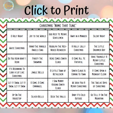 Name that Tune Christmas Carol Game Printable Christmas Name That Tune Game, Activities Coordinator, Name That Tune Game, Christmas Song Games, Free Christmas Games, Paper Craft Ideas For Kids, Christmas Carol Game, Christmas Games To Play, Singing Games