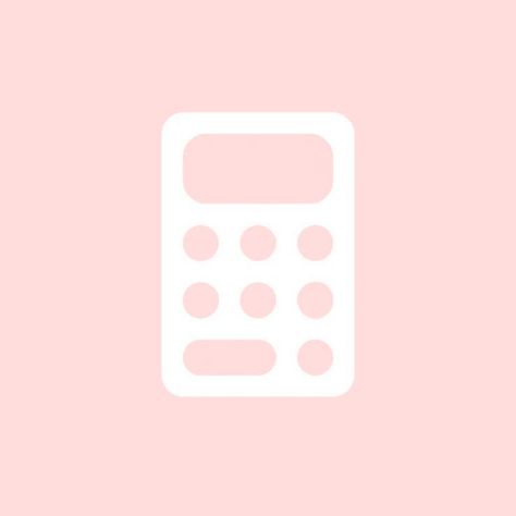 Pink Calculator Icon, Pink Calculator, Calculator App Icon, Pink Apps, Icon Changer, Pastel Pink Icons:), Icona Ios, Pink Ios, Ipad Features