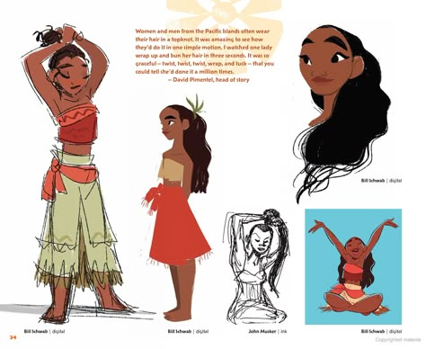 Pacific Islander Character Design, Polynesian Character Design, Moana Character Design, Moana Artwork, Hawaiian Character Design, Moana Oc, Normand Lemay, Moana Fanart, Moana Hair