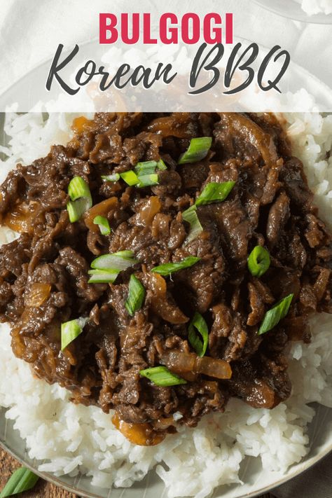 Korean Food Bbq, Easy Korean Recipes Simple, Korean Barbeque At Home, Korean Bbq Bowl, Korean Bbq Side Dishes, Gen Korean Bbq, Korean Bbq At Home, Beef Bulgogi Recipe, Korean Barbeque