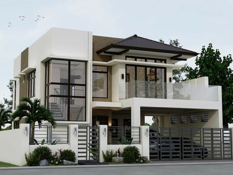 Philippines House Design, 3 Storey House Design, Two Story House Design, Zen House, 2 Storey House Design, Two Story House, Contemporary House Exterior, Best Modern House Design, Modern Bungalow House