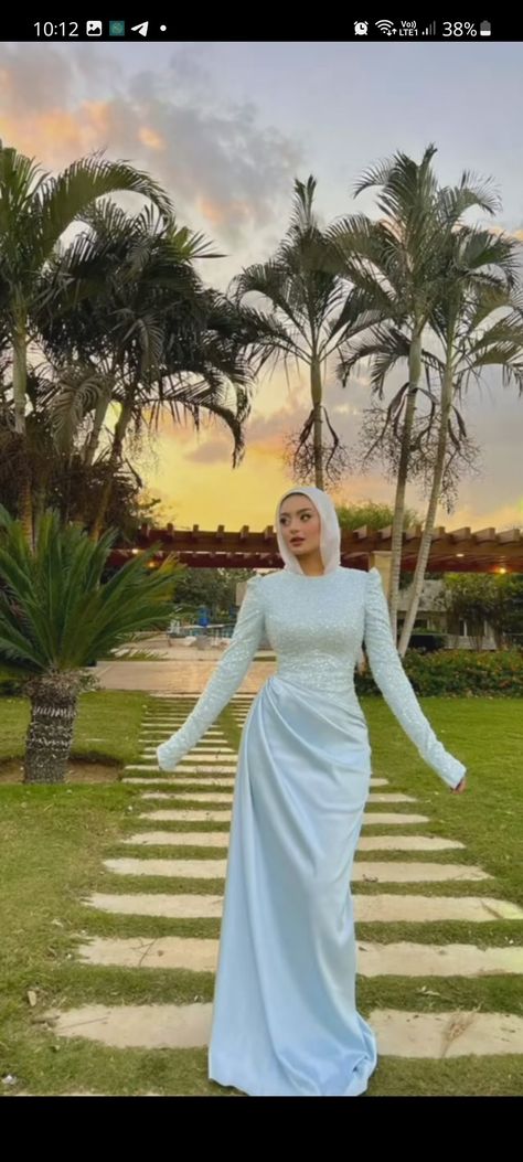 Hijabi Dresses For Wedding, Hijabi Grad Dresses, Engagement Blue Dress, Hijabi Elegant Dress, Hijabi Dresses For Wedding Guests, Prom Dress Hijab Elegant, Graduation Dresses Hijab, Hijabi Prom Dress Classy, Hijabi Formal Dresses