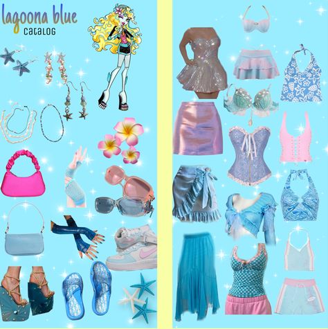 Laguna Halloween Costume, Lagoon Blue Monster High Costume, Lagoon Blue Costume, Lagoons Blue Costume, Blue Lagoon Outfit, Laguna Blue Costume, Laguna Blue Monster High Costume, Lagoona Halloween Costume, Lagoona Blue Clothes