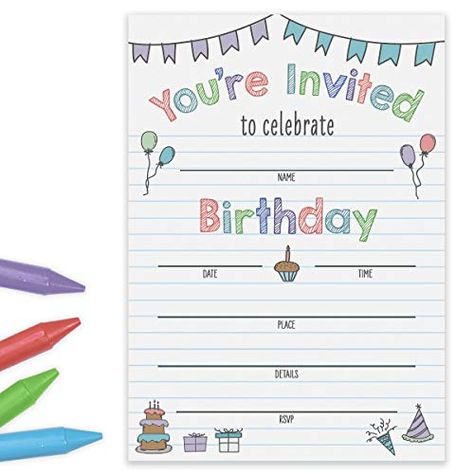 Birthday Invitation Card Ideas Kids, Birthday Invitations Card Design Ideas, Invitation Card Design Birthday Kids, Bright Invitations, Invitation Card Design Birthday, Birthday Invitation Card Ideas, Bday Invitation Card, Birthday Wine Bottle Labels, Free Invitation Cards