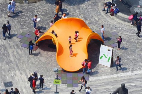 Furniture Design Competition, Kids Furniture Design, Red Play, Active Design, Industrial Home Design, Play Ground, Nature Museum, Red Wave, Brand Communication