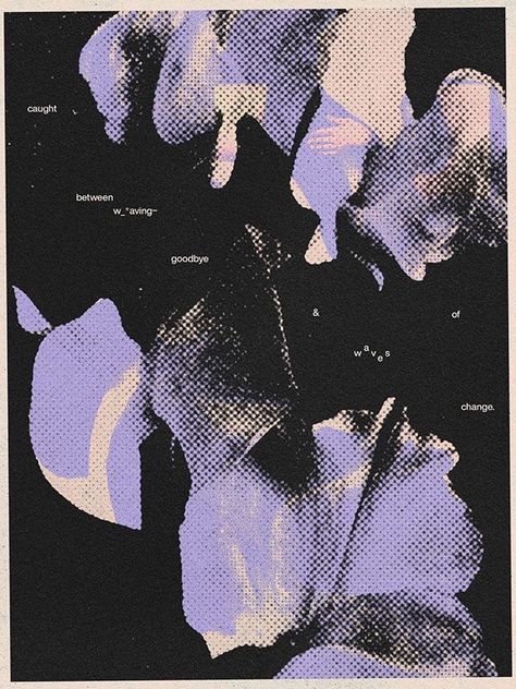 Screen Print Graphic Design, Halftone Poster, Screen Print Art, Zine Design, Texture Graphic Design, Collage Poster, Flower Graphic, Doja Cat, Texture Design