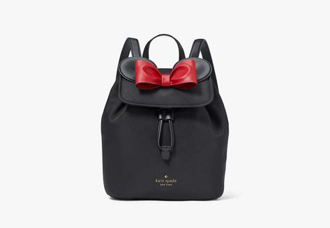 Disney X Kate Spade New York Minnie 3 D Flap Backpack Kate Spade Disney, Kate Spade Outlet, Satchel Backpack, Flap Backpack, Backpack Travel Bag, Classic Disney, Kate Spade Bag, New Handbags, Kate Spade New York