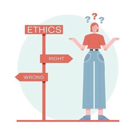 Ethical Dilemma, Graphic Deisgn, Education Poster Design, Moral Dilemma, Education Poster, Leadership Skills, Good Notes, Cover Pages, Vector Photo