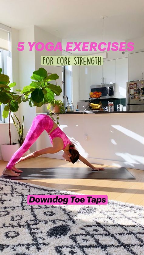 5 YOGA EXERCISES FOR CORE STRENGTH | Pinterest Core Strength Yoga, Core Yoga Sequence, Yoga Core Sequence, Exercises For Core Strength, Exercises For Core, Yoga Core Workout, Core Yoga, Yoga Core, Yoga Inspo