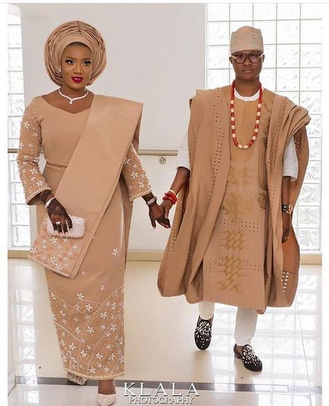 Aso oke wrapper and blouse set for brides Traditional Wedding Dresses African, Wedding Dresses African, Agbada For Men, Nigerian Wedding Dresses Traditional, African Wedding Dresses, African Couple, Nigerian Wedding Dress, African Traditional Wedding Dress, African Wedding Attire