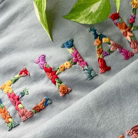 Embroidery Fashion Detail, Plain Hoodies, Customised Gifts, Embroidery Hoodie, Embroidery Floral, Floral Monogram, Embroidered Sweater, Embroidery Fashion, Embroidered Hoodie