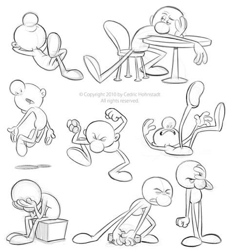 Pose Studies, Cartoon Tutorial, رسم كاريكاتير, Cartoon Body, Cartoon Style Drawing, Cartoon Sketches, 캐릭터 드로잉, Character Poses, Animated Drawings