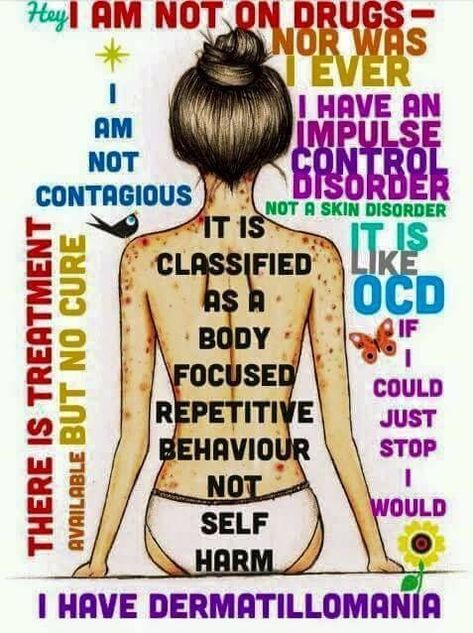 Trichotillomania Art, Picking Disorder, Skin Picking Disorder, Skin Picking, Mental Health Stigma, Cognitive Behavior, Skin Disorders, Mental Health Matters, Skin Tips