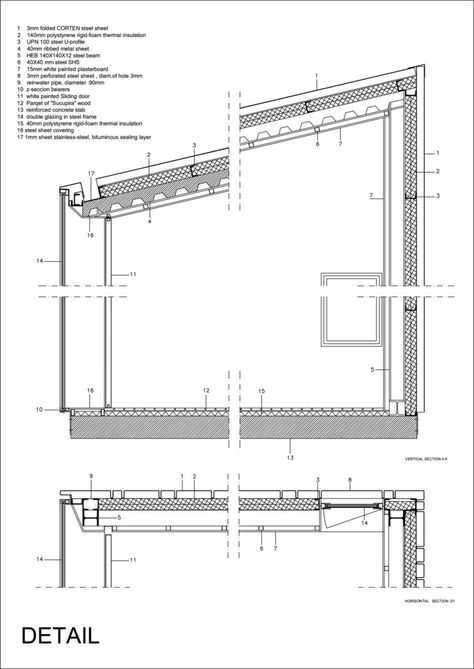 Gallery of 6 Eye-Catching Corten Steel Construction Details - 6 Architect Career, Robie House, Steel Architecture, Architecture Design Process, Steel Cladding, Prairie House, Architecture Portfolio Design, Architecture Design Sketch, Construction Details