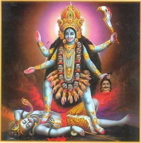 Dakshina Kali, Kali Hindu Goddess, Maa Kali Images, Goddess Kali Images, Kali Hindu, Indian Goddess Kali, Mother Kali, Jai Mata Di, Kali Ma