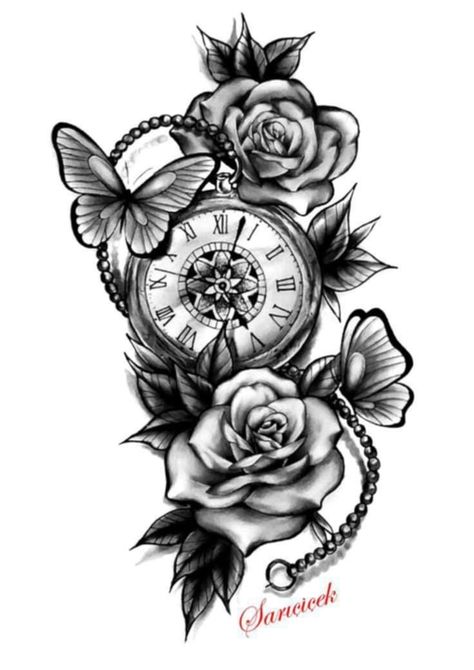 Arm Sleeve Tattoos For Women, Half Sleeve Tattoos Drawings, Rose Tattoos For Women, Cute Hand Tattoos, Pretty Hand Tattoos, Tattoos For Women Flowers, Tattoos For Women Half Sleeve, Tattoos For Black Skin, Forearm Tattoo Women