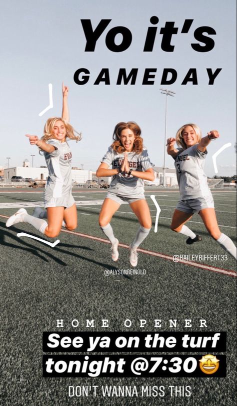 Soccer Instagram Story Ideas, Game Day Posts Instagram Story, Student Council Instagram Post, Gameday Instagram Story, Game Day Instagram Post, School Instagram Post Ideas, Cheer Instagram Story, Game Day Instagram Story, Game Day Post