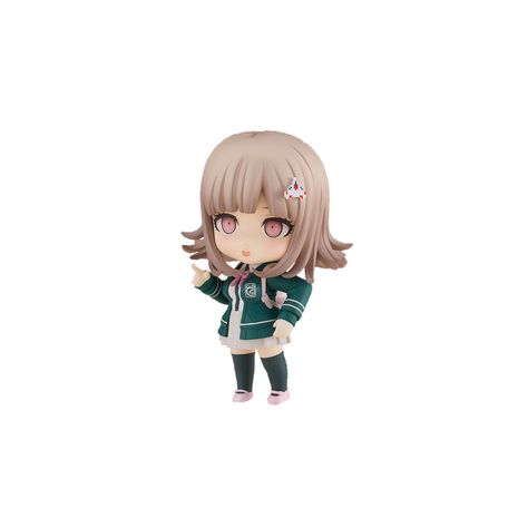 Chiaki Figurines, Chiaki Widgets, Chiaki Nendoroid, Pink Nendoroid, Danganronpa Nendoroid, Chiaki Nanami Icons, Cute Nendoroid, Danganronpa Figures, Nendoroid Icon