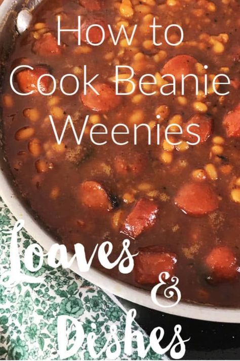 This recipe for how to cook beanie weenies is a classic using molasses, spices and all the best ingredients.  The post gives instructions for slow cooker and crockpot as well as oven beanie weenies.  You'll be cooking like the Pioneer Woman or Paula Deen Beans And Weenies Recipes Crock Pot, Beenie Weenie Recipes, Beanie Weenies Recipes Crock Pot, Beanies And Weenies Recipes, Beenie Weenie Crockpot, Beans And Franks Recipes, Beans And Hot Dogs Recipes, Beanie Weenies Recipes, Barbeque Beans