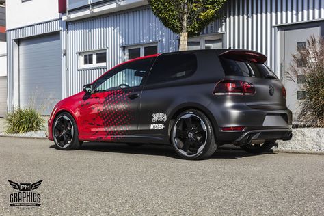 Vw Polo Modified, Golf 6 Gti, Car Wrap Design, Golf 6, Vw Polo, Car Graphics, Golf Gti, Modified Cars, Car Wrap