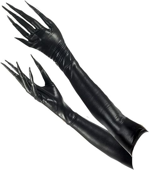 Amazon.com: Forum Novelties Twisted Circus Long Fingered Gloves : Clothing, Shoes & Jewelry Witch Gloves, Claw Gloves, Black Claws, Costume Gloves, Leather Driving Gloves, Witch Dress, Vintage Gloves, Finger Nails, Retro Accessories