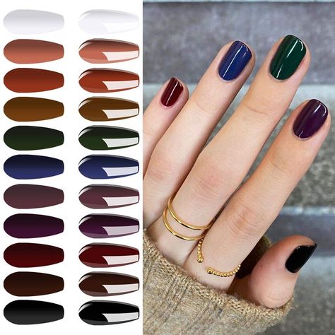 January Nail Colors, Sensationail Gel Polish, Kit Manicure, Best Gel Nail Polish, January Nails, Fall Nail Trends, Fall Gel Nails, Nail Colors Winter, Nail Polish Kits