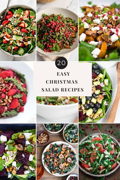 Christmas Salad Ideas Simple, Christmas Salads Easy, Christmas Dinner Salad Recipes, Christmas Southern Hemisphere, Best Salad For Christmas Dinner, Pioneer Woman Christmas Wreath Salad, Simple Christmas Salad, Salad For Xmas Dinner, Christmas Lunch Menu Australian