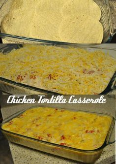 Chicken Corn Tortilla Casserole, Tortilla Chicken Casserole, Precooked Chicken Recipes, Casserole With Corn Tortillas, Corn Tortilla Casserole, Tortilla Casserole Recipes, Tortilla Chicken, Chicken Tortilla Casserole, Comforting Casseroles