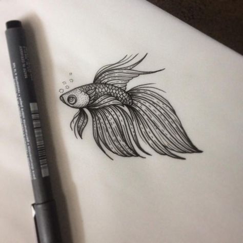 Fighter fish - Medusa Lou Tattoo Artist - medusaloux@outlook.com Fighter Fish Tattoo, Fugu Fish Tattoo, Fish Head Tattoo, Linework Fish Tattoo, Black And Grey Fish Tattoo, Beautiful Tattoos, Fish Tattoos, Tattoos And Piercings, Tattoo Artists