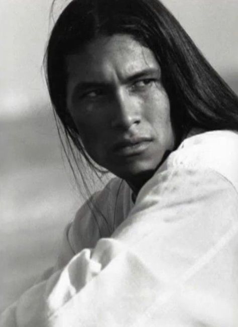 Rick Mora, Man With Long Hair, Native American Actors, Dances With Wolves, Native American Men, Native American Photos, Native American Peoples, Native American History, Native American Culture