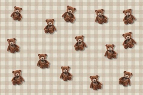 Teddy Bear Desktop Wallpaper, Cute Otter Aesthetic, Teddy Bear Wallpaper Laptop, Brown Teddy Bear Aesthetic, Brown Aesthetic Wallpaper Laptop, Teddy Bear Background, Gboard Keyboard, Gboard Keyboard Theme Aesthetic, Bear Banner