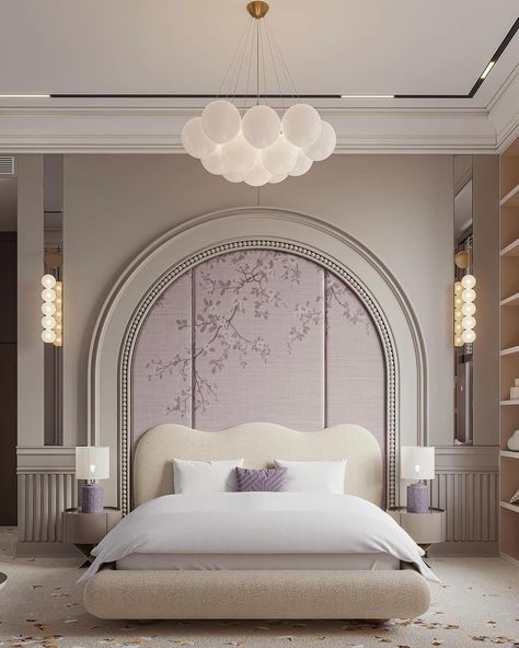 Archak (@interak_2020) • Instagram photos and videos Classical Bedroom, Royal Bedroom Design, Unique Bedroom Design, Kids Room Interior Design, Bedroom Design Inspiration, Bedroom False Ceiling Design, Dekorasi Kamar Tidur, Kids Interior Room, Luxury Bedroom Master