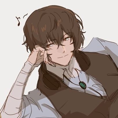 Dazai bsd fanart icon cr/pigon_51 Dazai Fanart Aesthetic, Dazai Artbreeder, Bsd Fanart Dazai, Dazai School Au, Bsd Osamu Dazai, Sigma Haircut Bsd, Dazai Anime Icon, Dazai 15 Fanart, Dazai Pfp Fanart