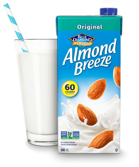 Milk Plant, Blue Diamond Almonds, Vitamin D2, Healthy Milk, California Almonds, Almond Breeze, Vanilla Almond Milk, Milk Alternatives, Dairy Free Milk