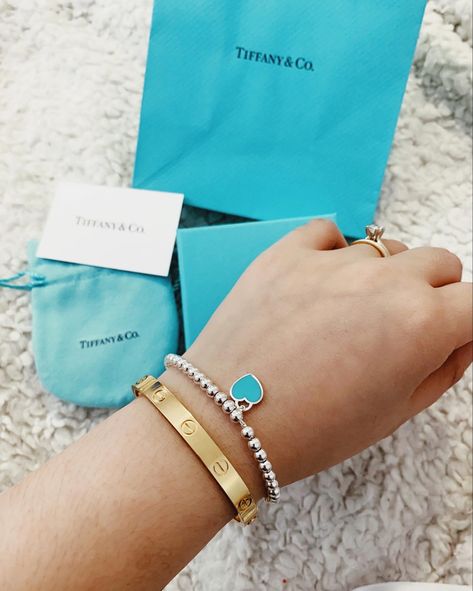 Tiffany And Co Bead Bracelet, Cartier And Tiffany Bracelet Stack, Tiffany Bracelet Stack, Tiffany Bead Bracelet, Tiffany Bracelet, Tiffany And Co Bracelet, Tiffany And Co Jewelry, Diamond Bracelet Design, Tiffany Bracelets