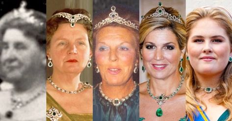 Emerald Tiara, Queen Of Netherlands, Dutch Royal Family, Queen Wilhelmina, Prince Albert Of Monaco, Prince Of Orange, Princess Máxima, Royal Crown Jewels, Prince Frederik Of Denmark