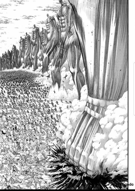 Attack On Titan Manga, Titan Manga, Attack On Titan 2, Japanese Poster Design, Steven Universe Comic, Star Wars Wallpaper, Manga Sites, Attack On Titan Art, Fantasy Art Landscapes