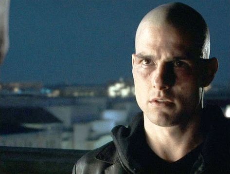 Tom Cruise Famous Bald Men, Bald Actors, Shaved Heads, Flat Top Haircut, Bald Men Style, Bald Look, Minority Report, Bald Man, Bald Men