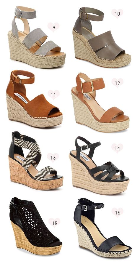 Cheap Cute Wedges for Summer under $100 | Diary of a Debutante Shoe Guide, Summer Shoes Wedges, Southern Fashion, Good Shoes, Affordable Shoes, Footwear For Women, Cute Wedges, Summer Wedges, Womens Summer Shoes