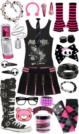 Scene Queen Outfit | ShopLook Alt Scene Outfits, Scene Outfits Summer, Sence Kid Outfits, Scene Emo Outfits 2000s, Scene Girls Outfits, 2000 Scene Fashion, Scene Outfits Ideas, Scene Style 2000s, Emo Girl Outfits 2000s