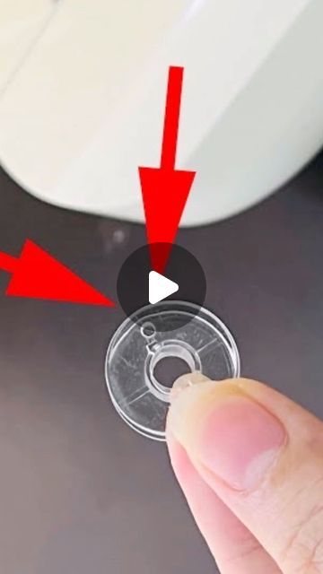 DIY Trefa on Instagram: "⭐️Extremely interesting uses of the small hole on the reel that you definitely don't know" Sewing A Small Hole, Small Sewing Crafts, How To Sew Hook And Eye, Sewing Hooks And Eyes, Button Crafts To Sell, How To Sew Toggle Buttons, Crafts With Buttons, Button Sewing Technique, Embroidery Machine Projects