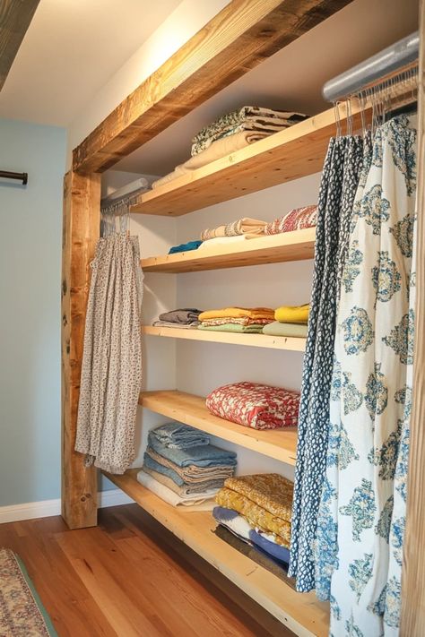 "Maximize your storage with a Custom Closet using DIY Shelves! 🛠️👚 Perfect for organizing your wardrobe. #CustomCloset #DIYShelves #HomeOrganization" Bookshelf Closet Diy, Bookshelf Closet, Wardrobe Space, Diy Closet, Custom Closet, Diy Shelves, Diy Home Decor Projects, Closet Organization, Decor Project