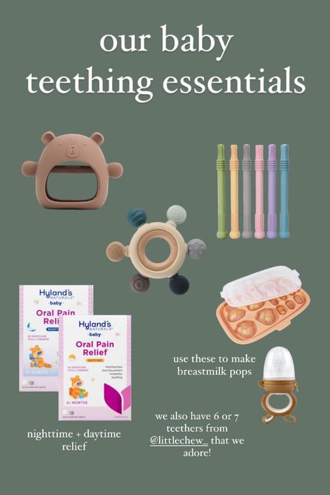 Baby Popsicles, Teething Baby, Toddler Essentials, Baby Teething Toys, Baby Teething, Baby Necessities, Baby Must Haves, Baby Teethers, Teething Toys